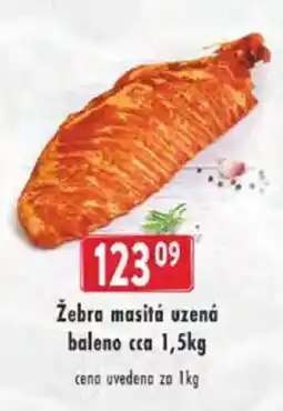 Astur&Qanto Žebra masitá uzená baleno nabídka