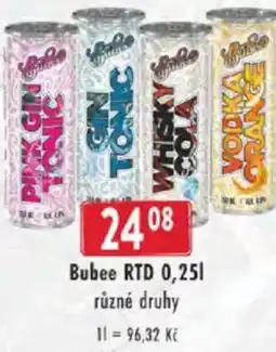 Astur&Qanto Bubee RTD nabídka