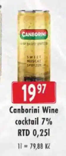 Astur&Qanto Canborini Wine cocktail 7% RTD nabídka