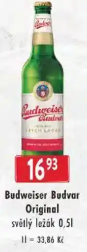 Astur&Qanto Budweiser Budvar Original světlý ležák nabídka
