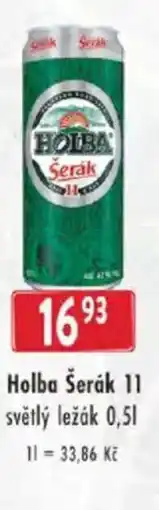 Astur&Qanto Holba Šerák 11 světlý ležák nabídka