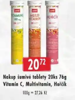 Astur&Qanto Nakup šumivé tablety Vitamin C, Multivitamin, Hořčík nabídka