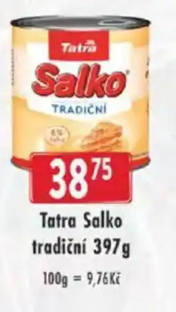 Astur&Qanto Tatra Salko tradiční nabídka