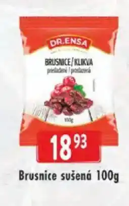Astur&Qanto DR.Ensa Brusnice sušená nabídka