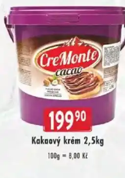 Astur&Qanto CreMonte Kakaový krém nabídka