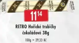 Astur&Qanto RETRO Hořické trubičky čokoládové nabídka