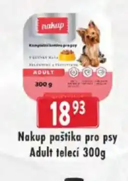 Astur&Qanto Nakup paštika pro psy Adult telecí nabídka