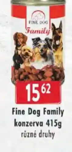 Astur&Qanto Fine Dog Family konzerva nabídka