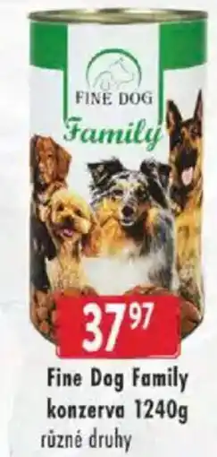Astur&Qanto Fine Dog Family konzerva nabídka