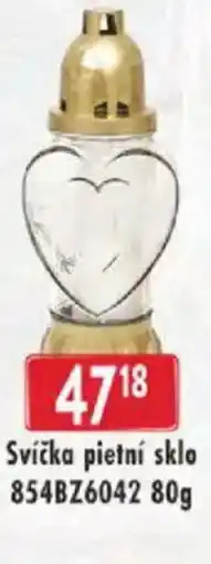 Astur&Qanto Svíčka pietní sklo nabídka
