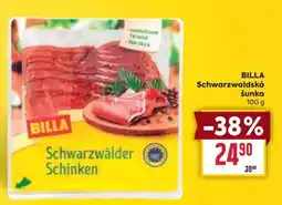 Billa BILLA Schwarzwaldská šunka nabídka