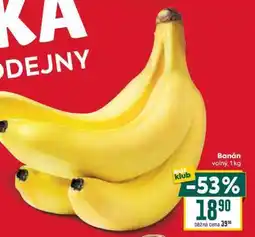 Billa Banán volný, 1 kg nabídka