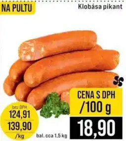 Jip KLOBÁSA PIKANT nabídka