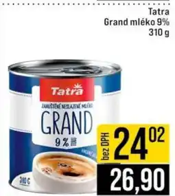 Jip Tatra Grand mléko 9% nabídka