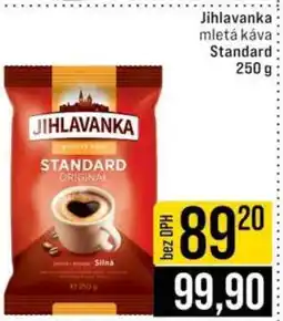 Jip JIHLAVANKA Mletá káva Standard nabídka