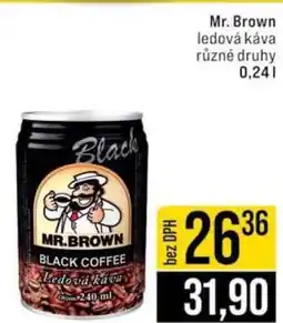 Jip Mr. Brown ledová káva nabídka