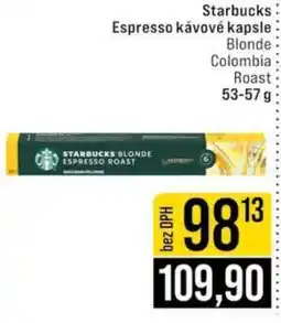 Jip Starbucks Espresso kávové kapsle nabídka