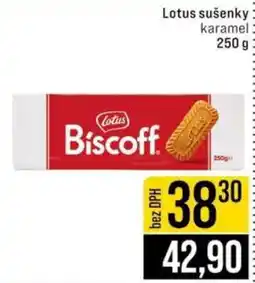 Jip Lotus sušenky karamel nabídka