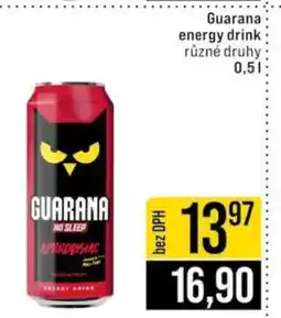 Jip GUARANA ENERGY DRINK nabídka