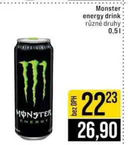 Jip Monster Energy drink nabídka