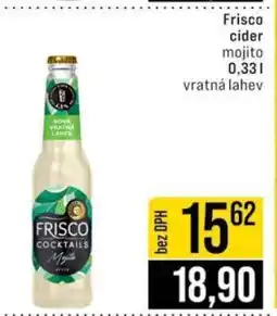 Jip Frisco cider mojito nabídka