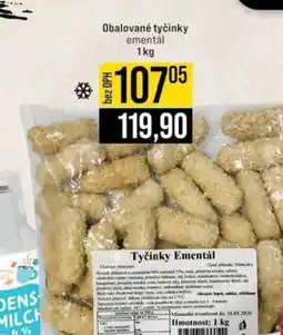 Jip Obalované tyčinky ementál nabídka