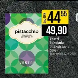 Jip Vestri čokoláda bílá+pistácie 50 g nabídka