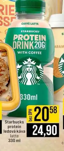 Jip Starbucks protein ledová káva latte 330 ml nabídka