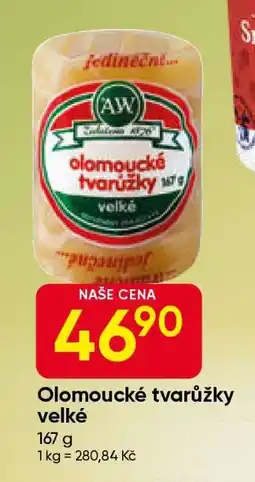 Hruška Olomoucké tvarůžky velké nabídka