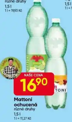 Hruška Mattoni ochucená nabídka
