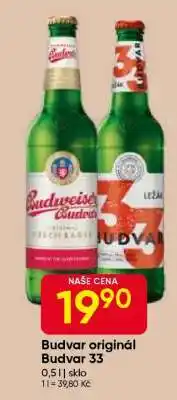 Hruška Budvar Originál, Budvar 33 nabídka