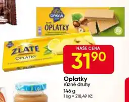 Hruška Oplatky nabídka