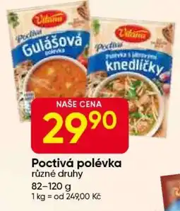 Hruška POCTIVÁ POLÉVKA nabídka