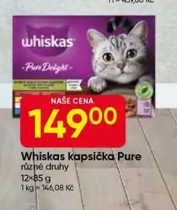 Hruška Whiskas kapsička Pure nabídka