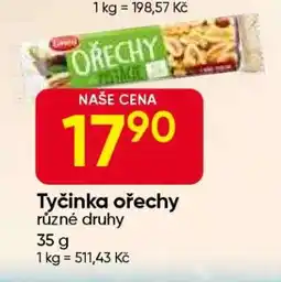 Hruška TYČINKA OŘECHY nabídka