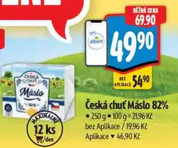 Albert Česká chuť Máslo 82% nabídka