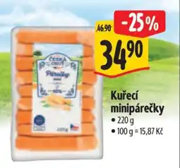 Albert Kuřecí minipárečky nabídka