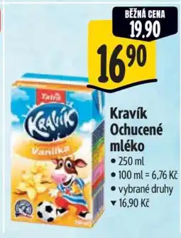 Albert Kravík ochucené mléko nabídka