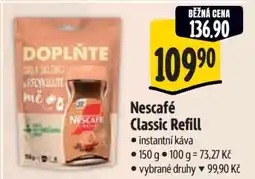 Albert Nescafé Classic refill nabídka