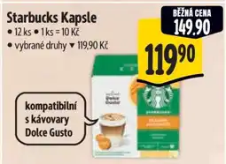 Albert Starbucks kapsle nabídka
