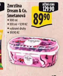 Albert Dream & co zmrzlina nabídka