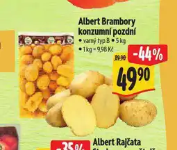 Albert Brambory konzumní pozdní nabídka