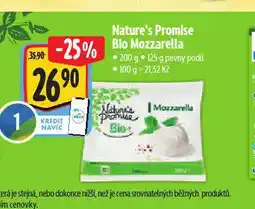Albert Bio mozzarella nabídka