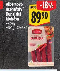 Albert Dunajská klobása nabídka