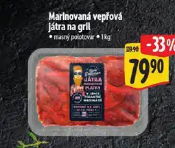 Albert Marinovaná vepřová játra na gril nabídka