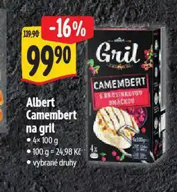 Albert Camembert na gril nabídka