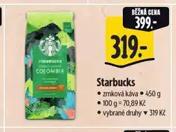 Albert Káva starbucks nabídka