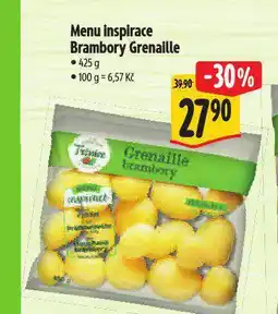 Albert Menu inspirace brambory grenaille nabídka