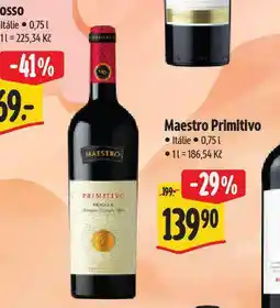 Albert Maestro primitivo nabídka