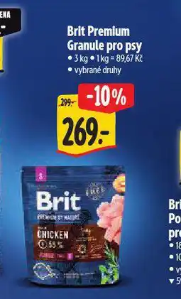 Albert Brit granule pro psy nabídka